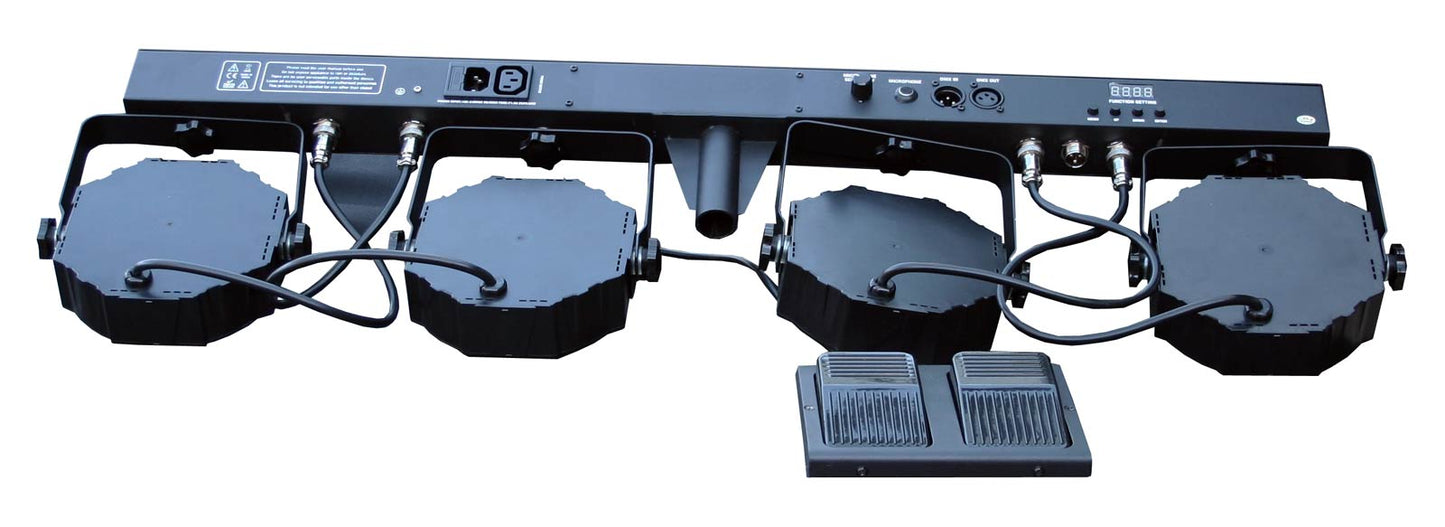 EL153516 E-Lektron Power-Bar 4-fach LED Lichteffekt inkl. Stativ