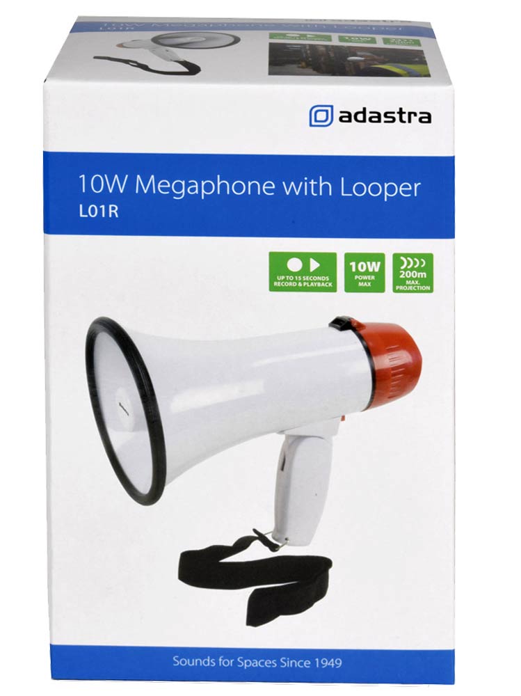 EL952002 Adastra L01R Megaphon 10W Recording