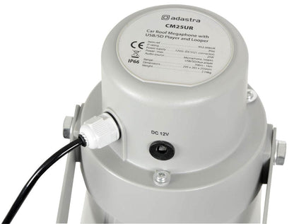 EL952006 Adastra VM25UR Fahrzeug Megafon Lautsprecher