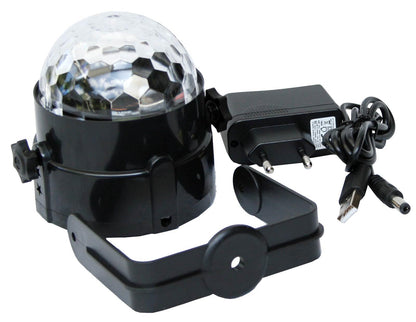 EX453522 E-Lektron MT-301S LED Discokugel Lichteffekt-Satz 4 Stück