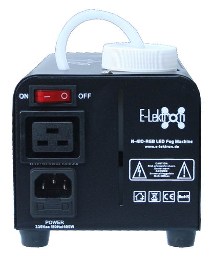 EL189054 E-Lektron N-410-RGB Nebelmaschine 400W inkl. 1L Nebelfluid