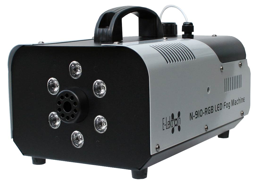 EL189045 E-Lektron N-910-RGB Nebelmaschine 900W inkl. 5L Nebelfluid