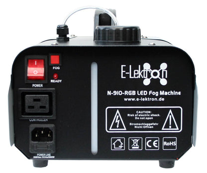 EL189045 E-Lektron N-910-RGB Nebelmaschine 900W inkl. 5L Nebelfluid