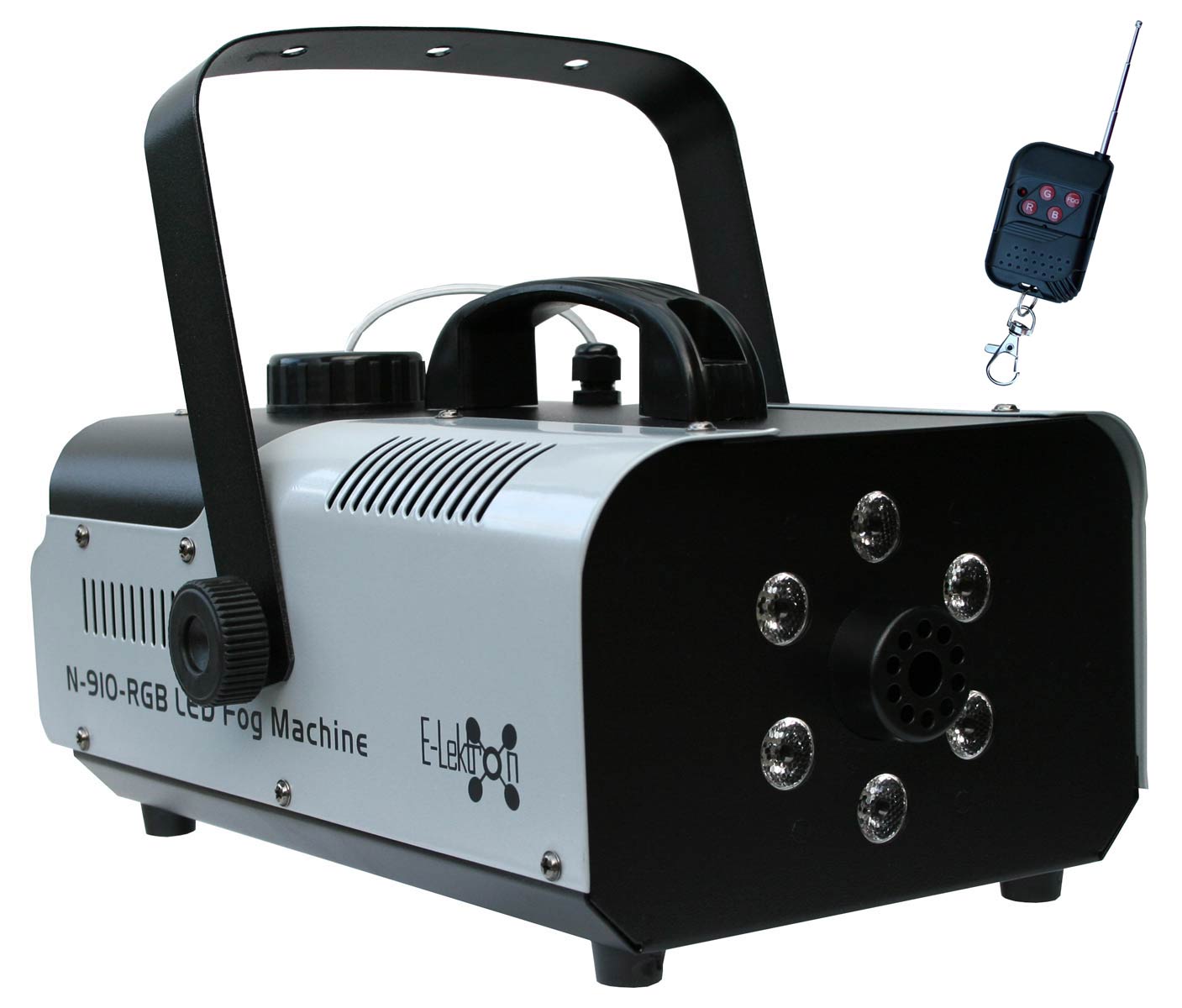 EL189060 E-Lektron N-910-RGB Nebelmaschine 900W inkl. 1L Nebelfluid