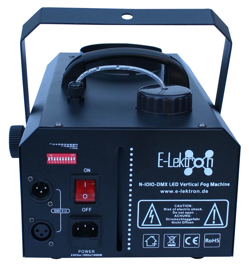 EL189048 E-Lektron N-1010-DMX Nebelmaschine Vertikal inkl. Nebelfluid