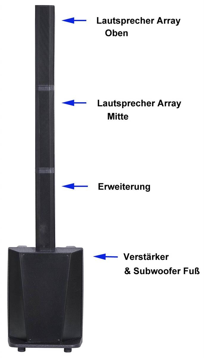 BB174510 E-Lektron LA-10 aktive PA Anlage Sub & Array B-WARE