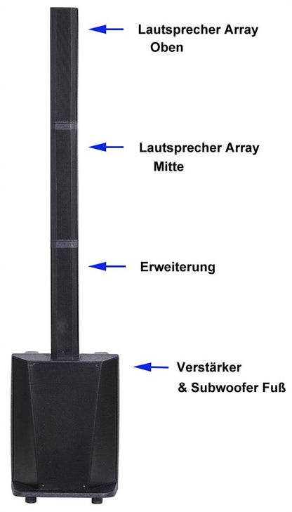 BB174510 E-Lektron LA-10 aktive PA Anlage Sub & Array B-WARE
