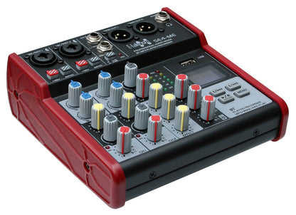 EL172578 E-Lektron SE-4 Live Mischpult 2-Kanal + stereo AUX / USB / BT