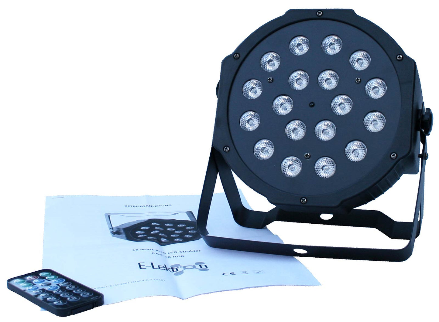 EL453801 E-Lektron PAR-18 RGB-LED Scheinwerfer DMX Strahler Satz 2 Stück