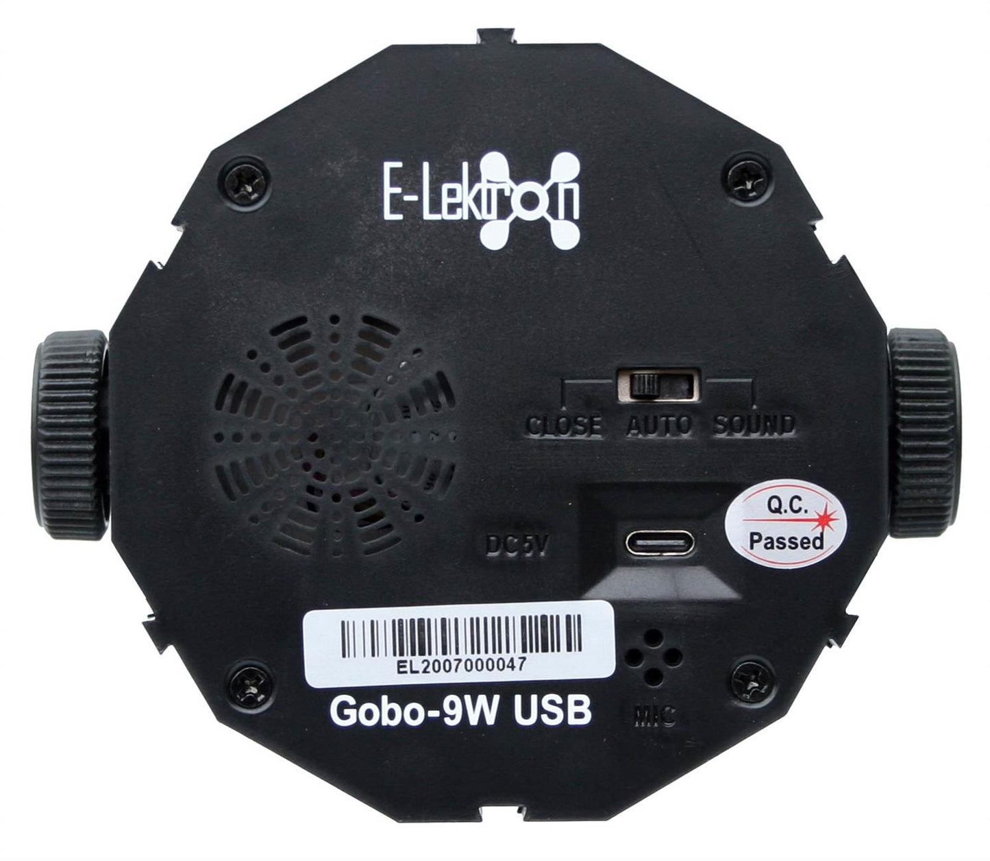 EL453545 E-Lektron Gobo-9W USB RGBW LED Party Gobo Projektor Satz 2 Stück