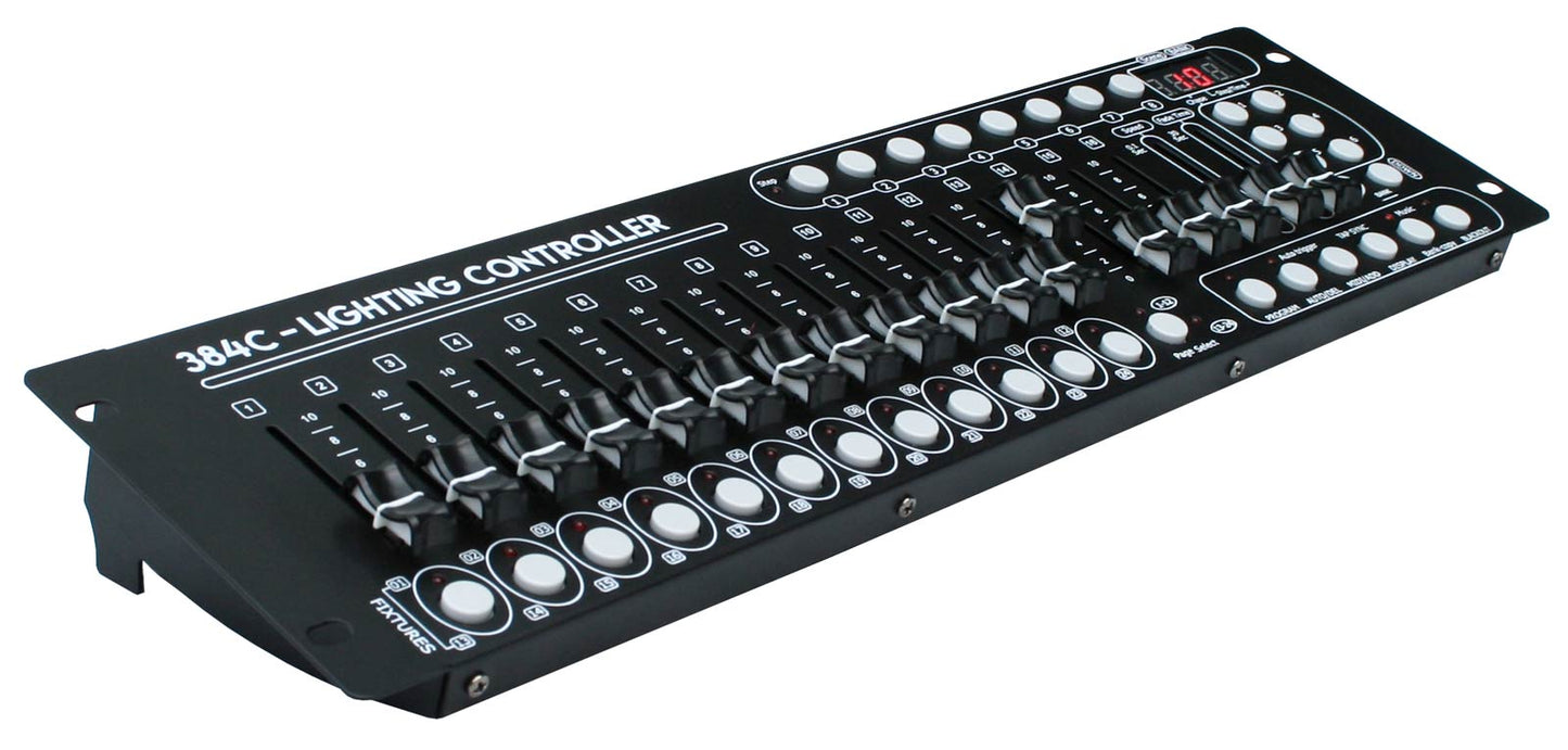 EL154069 E-Lektron C-384C DMX Controller Lichtsteuerpult 24x16 Kanal