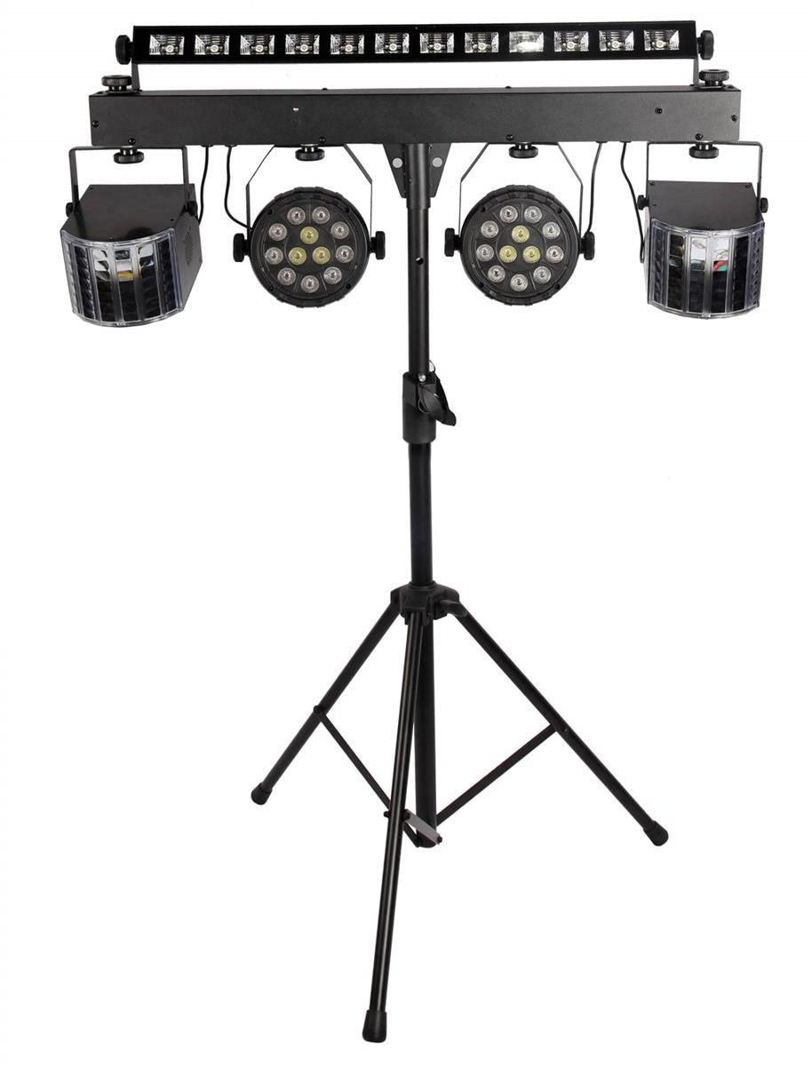 EL153548 E-Lektron Stage-Bar DMX 5x LED Lichteffekt inkl. Stativ