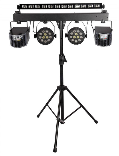 EL153548 E-Lektron Stage-Bar DMX 5x LED Lichteffekt inkl. Stativ