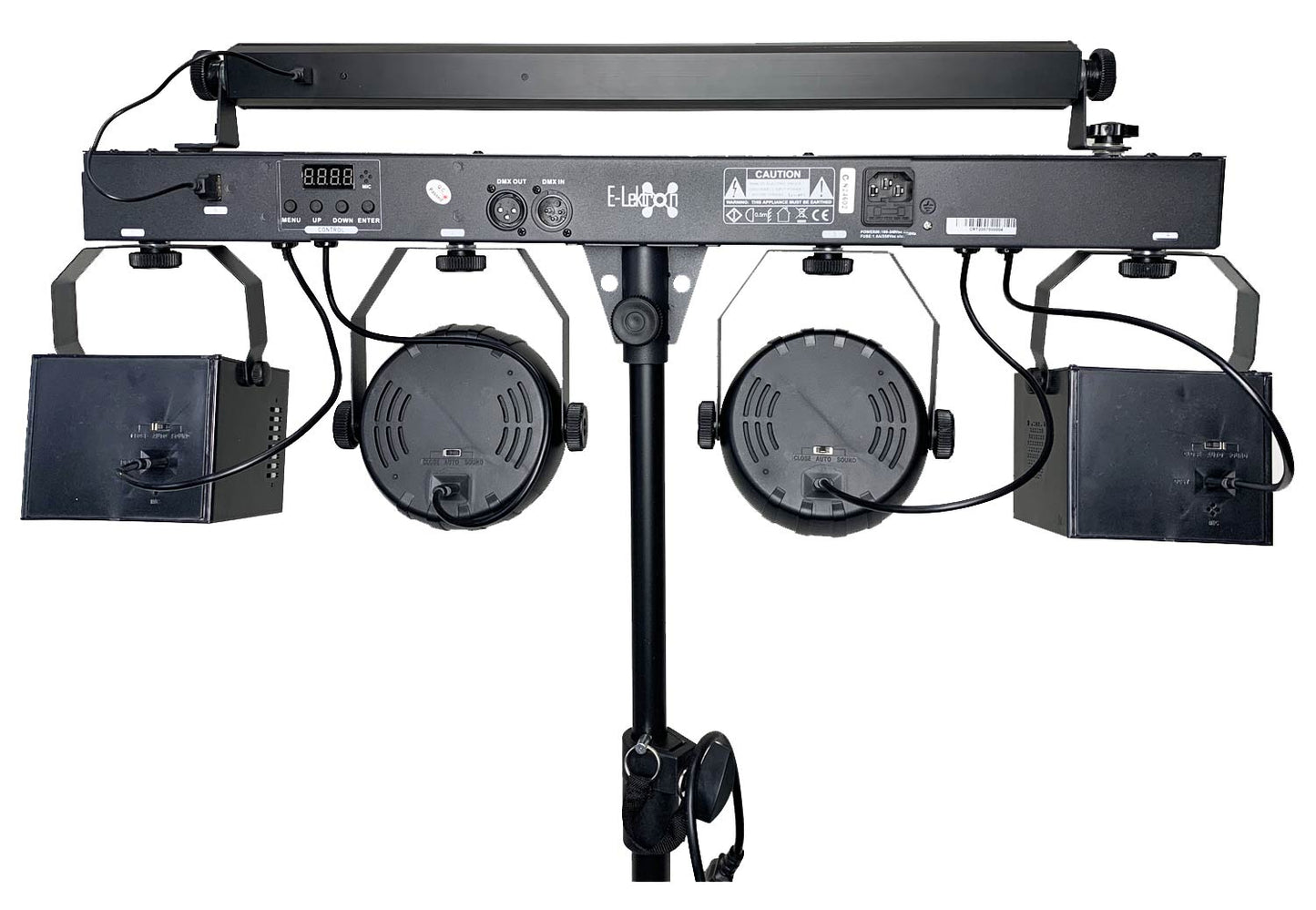 EL153548 E-Lektron Stage-Bar DMX 5x LED Lichteffekt inkl. Stativ