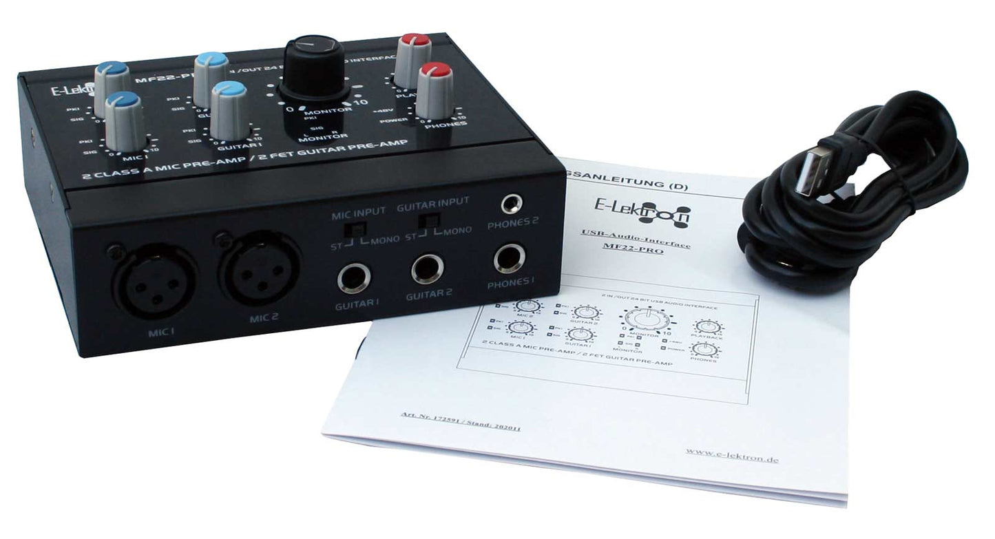 EL172591 E-Lektron MF22-PRO USB Audio Interface