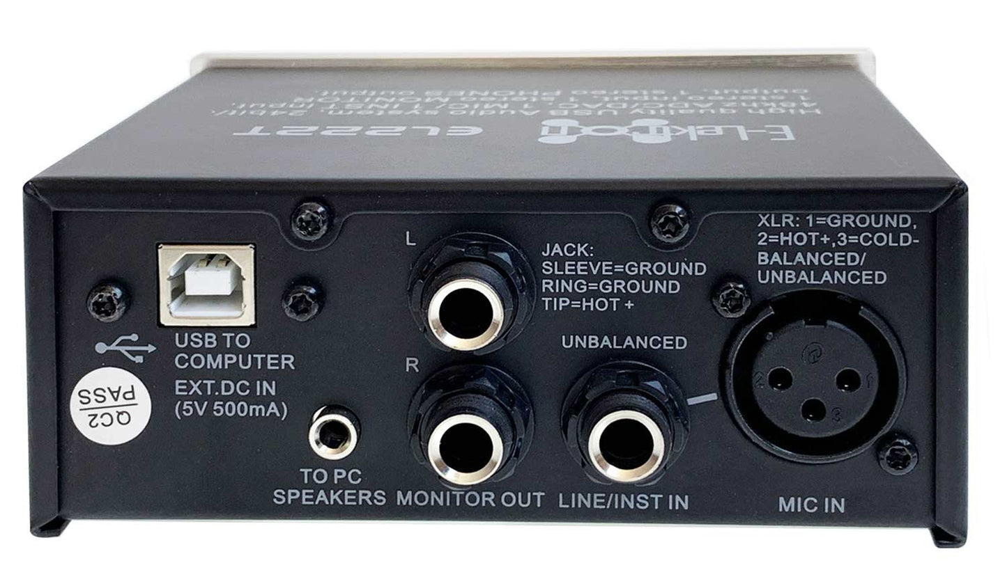 EL172594 E-Lektron EL222T USB Audio Interface