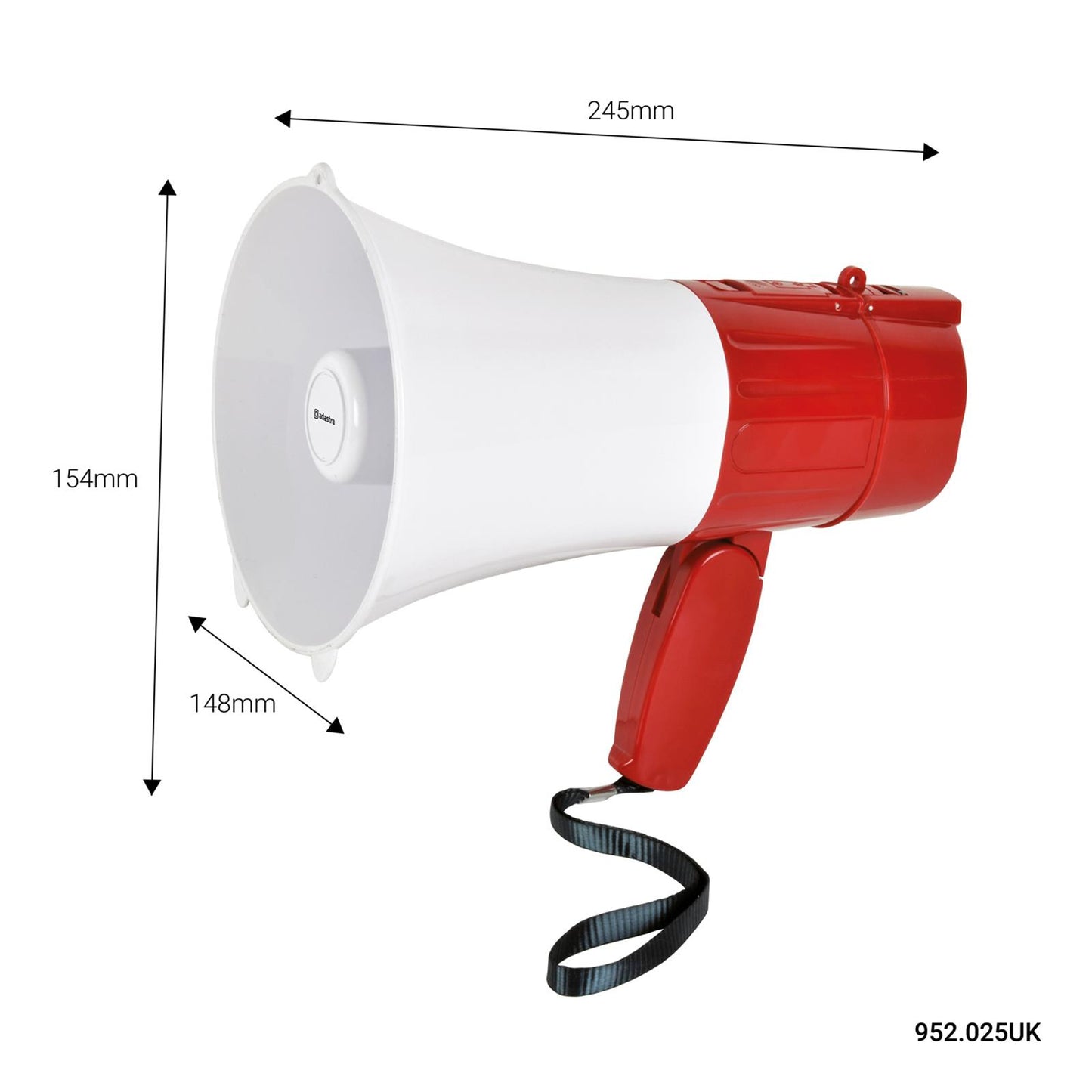 EL952025 Adastra L15RBT Megaphon mit Akku