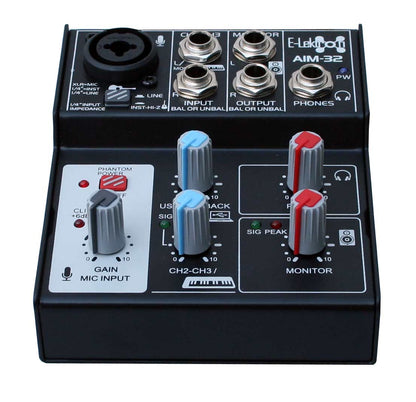 EL172601 E-Lektron AIM-32 Audio Mixer USB-Interface