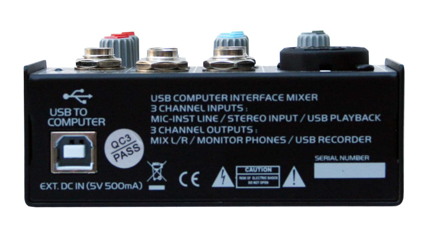 EL172601 E-Lektron AIM-32 Audio Mixer USB-Interface