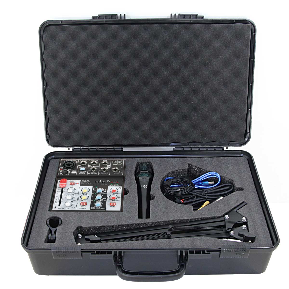 EL172610 E-Lektron AIM-42S Audio USB-Interface Streaming-Koffer