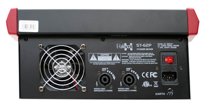 EL172612 E-Lektron ST-62P Live Power-Mixer 4-Kanal + 2x stereo + Mediaplayer
