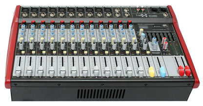 EL172618 E-Lektron ST-122P Live Power-Mixer 10-Kanal + 2x stereo + Mediaplayer