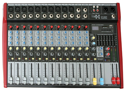 EL172618 E-Lektron ST-122P Live Power-Mixer 10-Kanal + 2x stereo + Mediaplayer