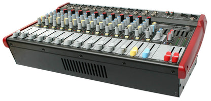 EL172618 E-Lektron ST-122P Live Power-Mixer 10-Kanal + 2x stereo + Mediaplayer