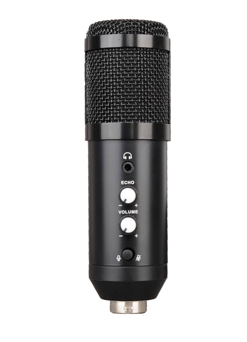 EL173528 E-Lektron EL-08USB PC Kondensator-Mikrofon inkl. Tischständer
