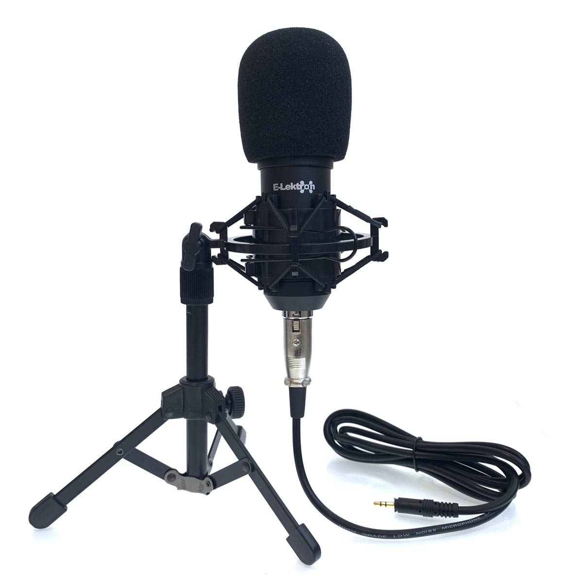 EL173531 E-Lektron KM800 Recording Kondensator-Mikrofon Set inkl. USB-Soundkarte
