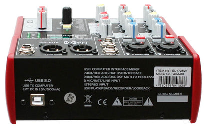 EL172621 E-Lektron AIM-66 Audio Mixer USB-Interface