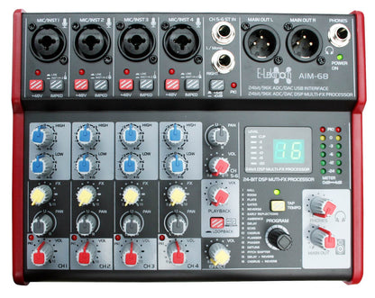 EL172624 E-Lektron AIM-68 Audio Mixer USB-Interface