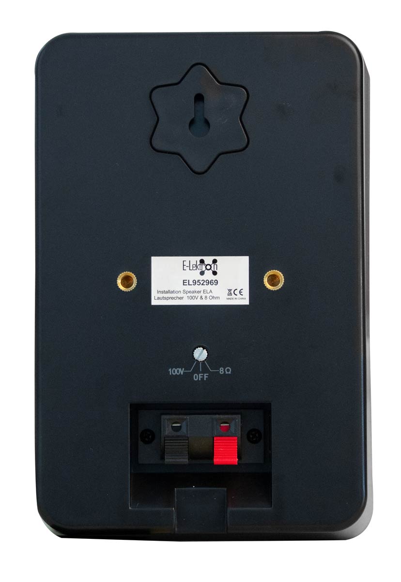 EL952969 E-Lektron M-255 100V ELA Lautsprecher Schwarz