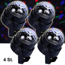 EX453522 E-Lektron MT-301S LED Discokugel Lichteffekt-Satz 4 Stück