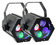 EL453545 E-Lektron Gobo-9W USB RGBW LED Party Gobo Projektor Satz 2 Stück